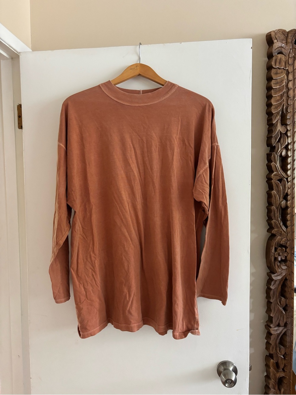 We The Free Long Sleeve Crewneck - Terracotta